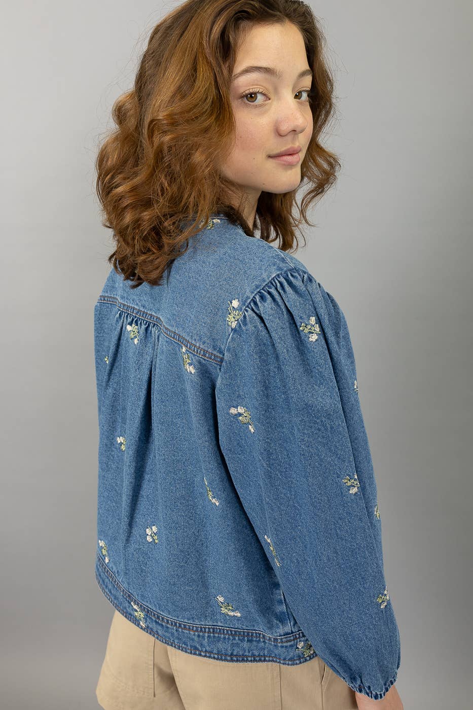 Blue Skies & Petals Denim
