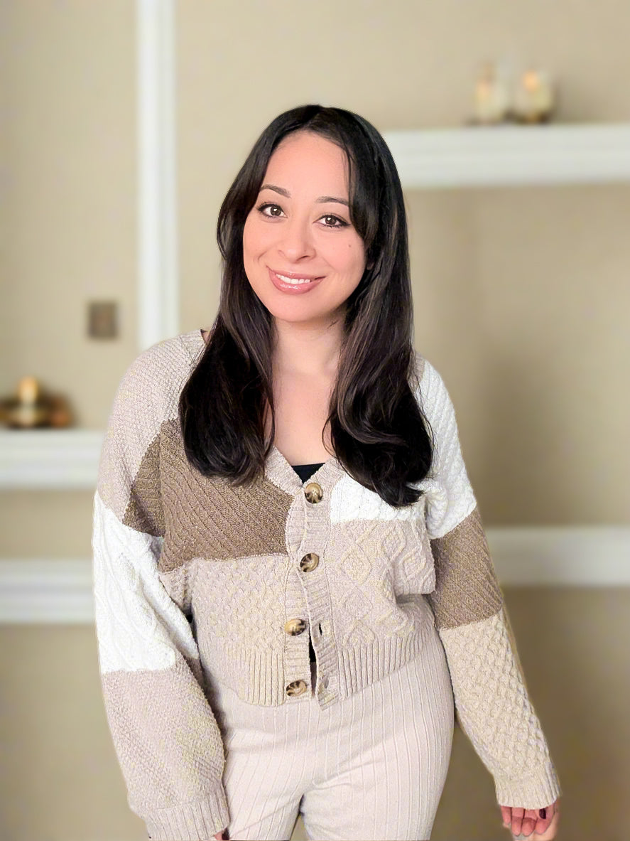 Cozy Latte Knit Cardigan