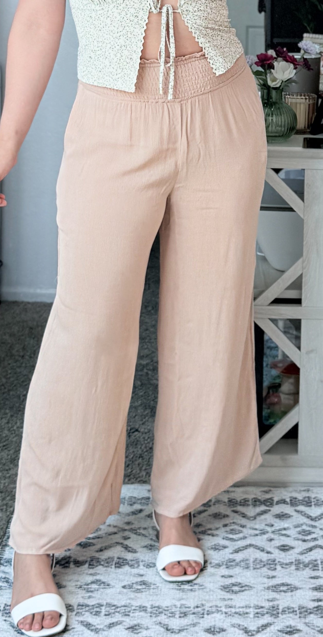 Elastic Waist Flattery Pants