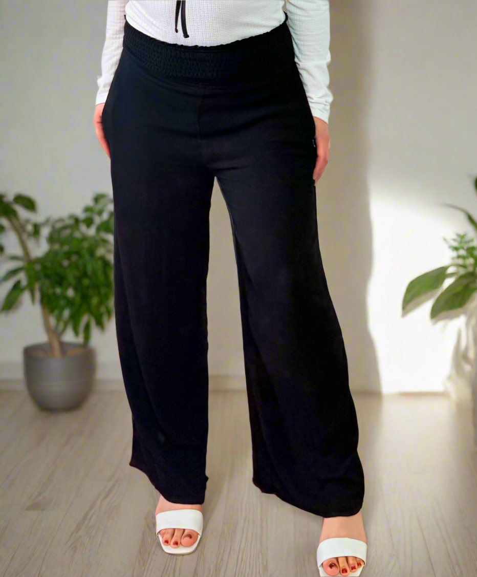 Elastic Waist Flattery Pants