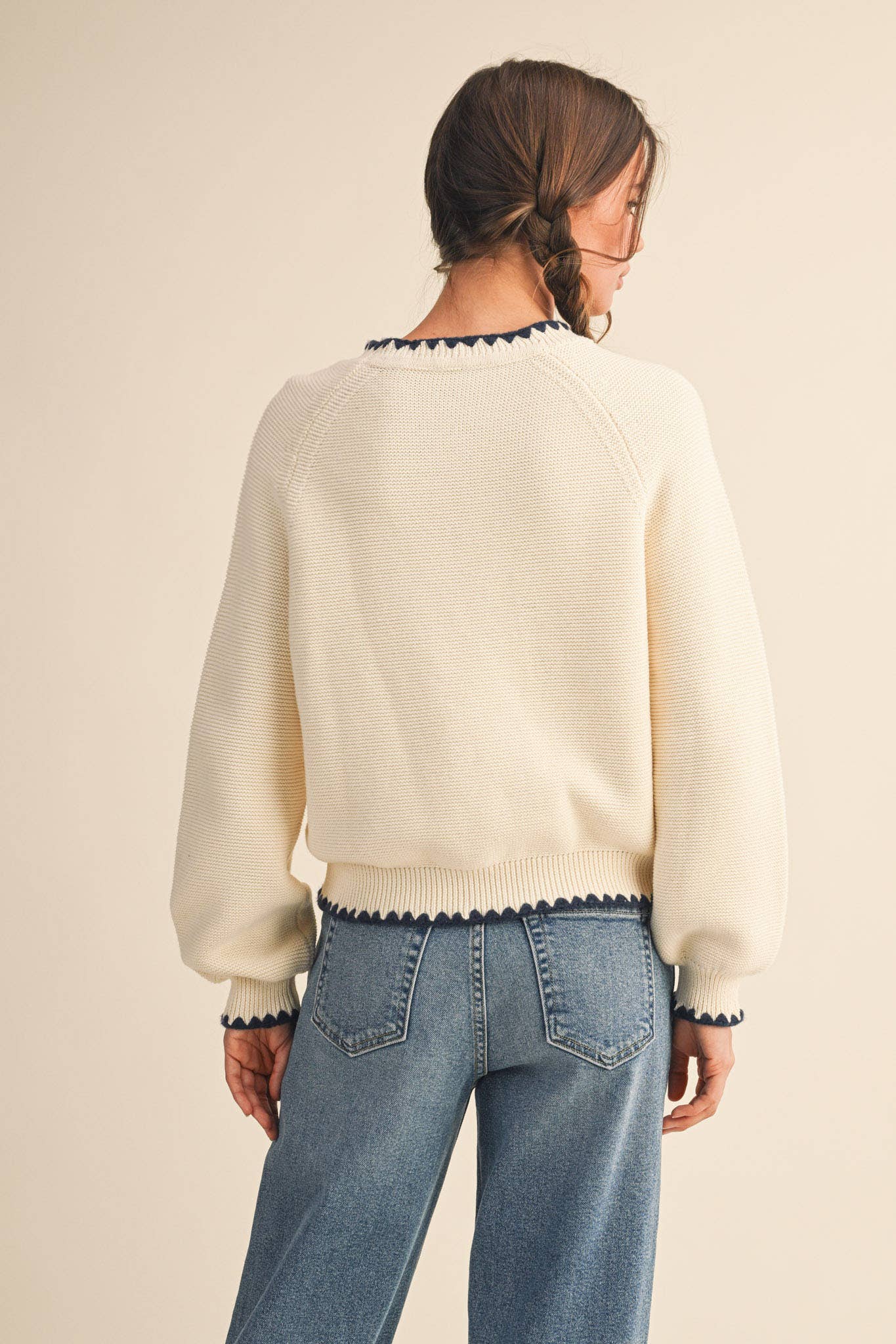 Ivory Stitch Sweater