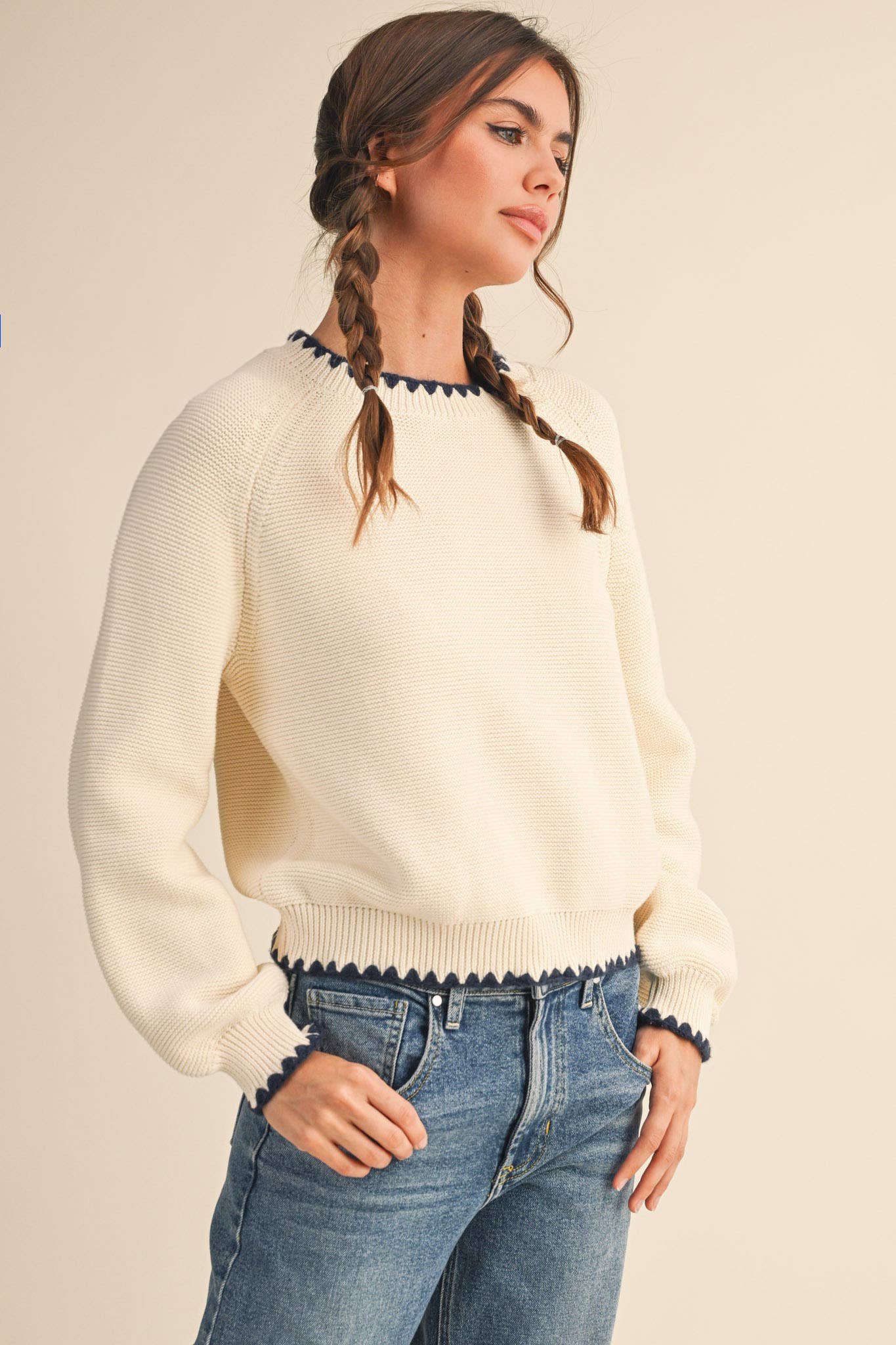 Ivory Stitch Sweater