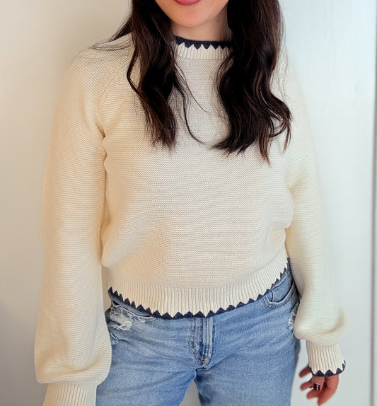 Ivory Stitch Sweater