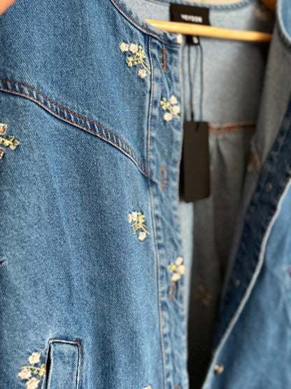 Blue Skies & Petals Denim