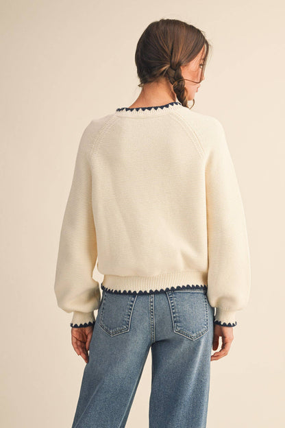 Ivory Stitch Sweater